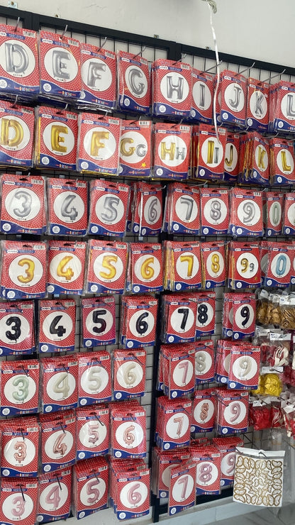 Folyo Balon - Harf, Rakam ve Figür Çeşitleri | Parti ve Kutlama Balonları