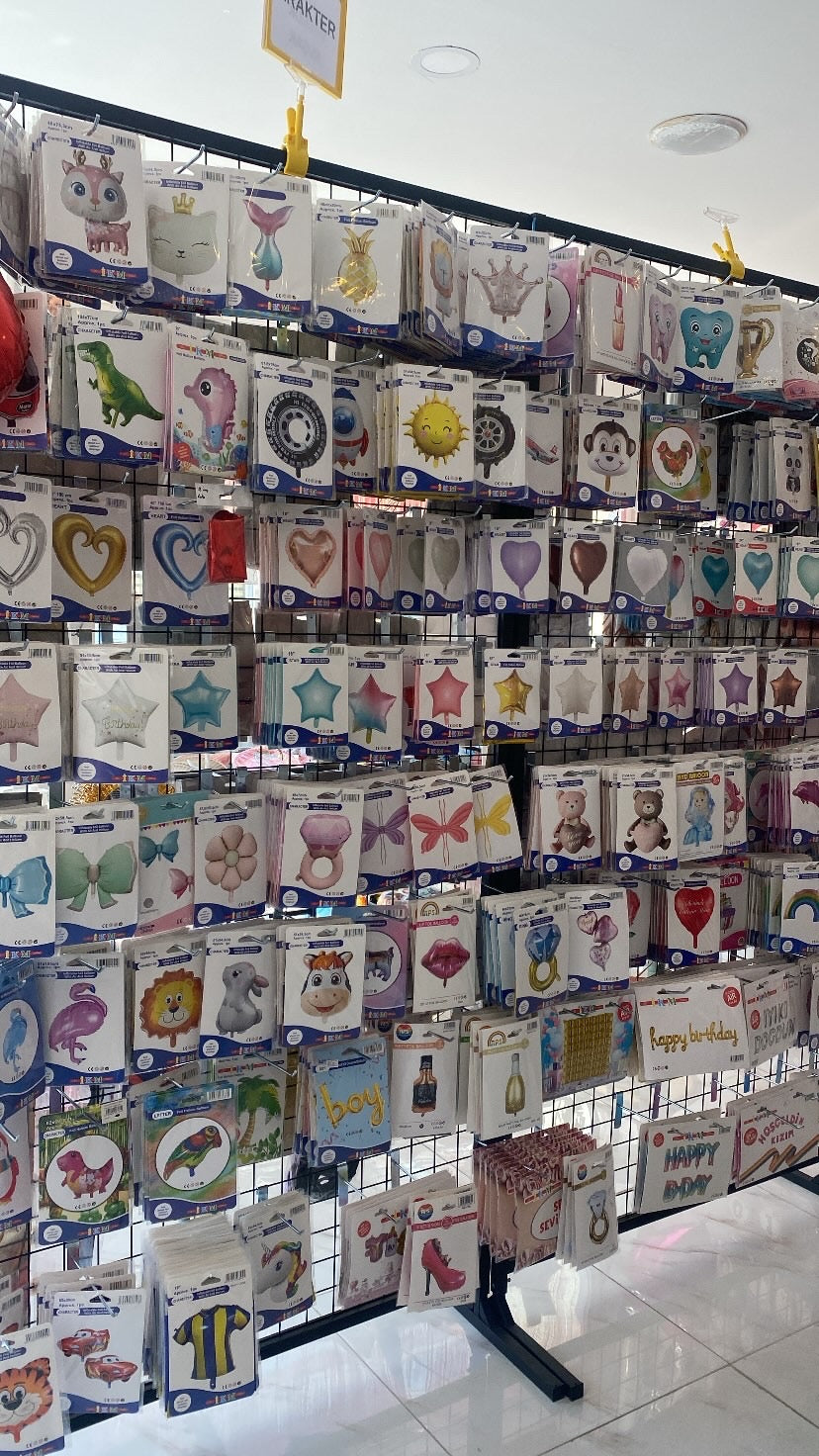 Folyo Balon - Harf, Rakam ve Figür Çeşitleri | Parti ve Kutlama Balonları